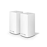 Linksys Velop Mesh Home WiFi System, 3,000 Sq. ft Coverage, 20+ Devices, Speeds up to (AC1300) 1.3Gbps - WHW0102