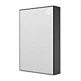Seagate One Touch, Portable External Hard Drive, 5TB, PC Notebook & Mac USB 3.0, Light Blue, 1 yr MylioCreate, 4 mo Adobe Creative Cloud Photography and Two-yr Rescue Services (STKC5000401), Silver