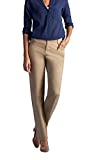 Lee Women's Missy Relaxed Fit All Day Straight Leg Pant, Flax, 12