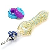 4 Pieces Pocket Glass Set, Portable 6.5' x 10 mm Glass Kit with Gift Box Reusable Glass Kit - Bubble Tea, Blue