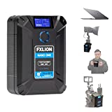 SONGING FXLION NANO ONE V Mount/V-Lock Battery 3400mAh(50Wh/14.8V) with D-TAP,USB-C,USB-A, Micro USB Plugs,10oz Mini for Cameras, Camcorders, LED Lights, Monitors, Macbook and Smartphone