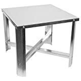 Camco Gas Water Heater Stand Kit - Constructed with 18 Gauge Galvanized Sheet Metal | Holds Up to 50 Gallon Water Heaters with a Diameter of 22' or Less - (11231)