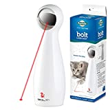 PetSafe Bolt Laser Cat Toy - Interactive Pet Supplies - Indoor - Relieves Anxiety & Boredom - Bug-Like Laser Pattern Keeps Them Entertained - Hands-Free Play - Auto Shut Off Prevents Overstimulation