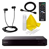 Sony BDP-S6700 4K Upscaling 3D Streaming Blu-ray Disc Player with Built in WiFi - 5 Pack Kit - Remote Control - 5 Pc Cleaning Kit - High Speed HDMI Cable - Xtreme Ear Buds (1 Year Warranty)