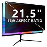 Computer Privacy Screen 21.5 inch, Removable 16:9 Aspect Ratio Widescreen Laptop Monitor,Eye Protection Anti Glare Blue Light Slide Mount Tabs Cover Screen Protector for Privacy Screen Filter 21.5 in
