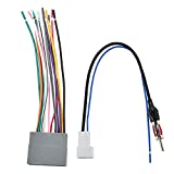RED WOLF Vehicle Radio Stereo Wire Harness with Antenna Connector Adapter Fit Honda Fit 2007-2008 Civic 2006-2011, CR-V2007-2011, Select Acura RDX/Integra 1989-2015 Aftermarket Radio Receiver