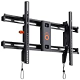ECHOGEAR Tilting TV Wall Mount Bracket for TVs Up to 90' - Low Profile Design Tilts to Eliminate Glare - Includes Drilling Template & Can Be Leveled After Install - UL Listed for Safety