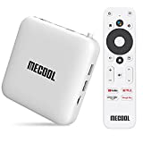Android 10.0 TV Box, KM2 Smart TV Box Netflix Google Certified USB 3.0 Ultra 4K HDR 2GB 8GB Support 2.4G 5.0G WiFi BT 4.2 with Amlogic S905X2 Google Assistant Dolby Audio