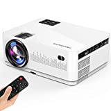 1080P Supported Projector for Home Theater, MEGAWISE L21 Native 720P Video Projector for Outdoor Gaming Movie, 200' Display for TV Stick,Video Games, Smart Phone,VGA,AUX,AV,2 USB Ports &2 HDMIs
