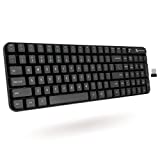 Wireless Keyboard for Laptop or Desktop, X9 Performance Small Wireless Keyboard with Number Pad - Compact Footprint and Comfortable Typing Computer Keyboard Wireless for Windows PC Chromebook Surface