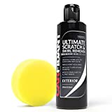 Carfidant Black Car Scratch Remover - Ultimate Scratch and Swirl Remover for Black and Dark Paints- Solvent & Paint Restorer - Repair Paint Scratches, Scratches, Water Spots! Car Polish Buffer Kit