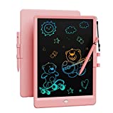 Bravokids Toys for 3-6 Years Old Girls Boys, LCD Writing Tablet 10 Inch Doodle Board, Electronic Drawing Tablet Drawing Pads, Educational Birthday Gift for 3 4 5 6 7 8 Years Old Kids Toddler (Pink)