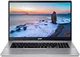Acer 2022 Chromebook, 17' IPS Full HD(1920x1080) Screen, Intel Celeron Processor Up to 2.80 GHz, 4GB DDR4 Ram, 64GB SSD, Super-Fast 6th Gen WiFi, Chrome OS, Natural Silver(Renewed)