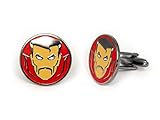 Doctor Strange Cufflinks, Marvel Avengers Dr Strange Tie Clip, Iron Man Jewelry, Ironman Tie Tack Geek Gifts, Minimalist Superhero Captain America Cuff Links Wedding Party Groomsmen Gift