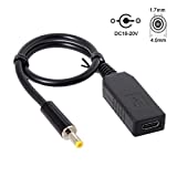 Cablecc USB 3.1 Type C USB-C to DC 20V 4.0x1.7mm Power Plug PD Emulator Trigger Charge Cable for Laptop