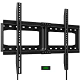 HOME VISION Fixed TV Wall Mount, Low Profile TV Mount for Most 32-75 inch TVs, TV Wall Mount Bracket Max VESA 600X400mm Up to 165lbs Fits 16”-18”-24” Wood Studs, Quick Release Lock