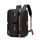 MOLNIA 3 in 1 Laptop Backpack, 17.3 inch Computer Bags for Men, Laptop Backpack for Men, for Travel Bussiness School Men Women, Black