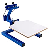 VEVOR Screen Printer 1 Color 1 Station Silk Screen Printing Kit 55x45cm T-Shirt Screen Printing Machine Screenprint Press (1 Color 1 Station)