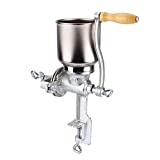 Grain Mill Iron Wondermill Grain Grinder Manual Mill Food Grinder Hand Crack Corn Grinder Crank Grains Oats Corn Wheat Coffee Nuts Malt Mill Hand Operated Grain Mill