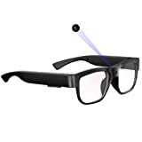 Camera Glasses 1080P HD Outdoor Sports Camera Video Glasses Wearable Portable Eye Glasses for Climbing Riding Fishing Motorcycle and Outdoor Sports(Including 32G Card)