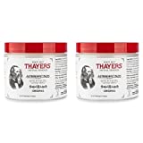 THAYERS Original Witch Hazel Astringent Pads with Aloe Vera Formula, 60 Count (Pack of 2)