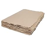 Habiller Deckle Aged Paper Journal Diary 144 Page Brown 130 Gsm Handmade Paper - Perfect for Writing, Sketching Painting Fountain Calligraphy Art