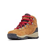 Columbia Women's Newton Ridge Plus Waterproof Amped, Elk/Mountain Red, 10.5