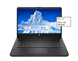HP 2022 Newest 14' HD Laptop Light-Weight, AMD 3020e(Up to 2.6GHz), 8GB RAM, 128GB SSD + 64GB eMMC, 1 Year Office 365, WiFi, Bluetooth 5, USB Type-A&C, HDMI, Webcam w/Ghost Manta Accessories