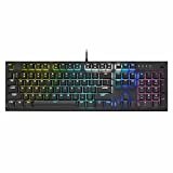 Corsair K60 RGB Pro Mechanical Gaming Keyboard - CHERRY Mechanical Keyswitches - Durable AluminumFrame - Customizable Per-Key RGB Backlighting, Black