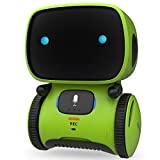 GILOBABY Kids Robot Toy, Interactive Smart Talking Robot with Voice Controlled Touch Sensor Speech Recognition, Singing, Dancing, Repeating, Recording, Birthday Gifts for Children Boys Girls Age 4-7