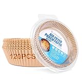 120 Pcs Healthy and Safe Air Fryer Disposalbe Paper Liner 6.3 Inch, High Heat Resistant Airfryer Parchment Liners, Air Fryer Paepr Liners Round That Doesn't Affect Food Taste
