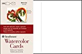 Strathmore 105-650-1 Watercolor Cards, Cold Press, 5' x 6.875', 100 Envelopes, Cards & Envelopes