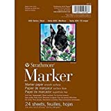 Strathmore 497-6 400 Series Marker Pad, Glue Bound, 6'x8', 24 Sheets