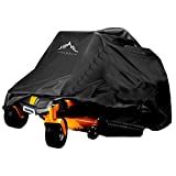 Himal Outdoors Zero-Turn Mower Cover, Heavy Duty 600D Polyester Oxford, UV Protection Universal Fit with Drawstring & Cover Storage Bag, Tractor Cover Up to 60' Decks