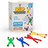Wall Tumblers Sticky Toys, 24 Pc. Climbing Man, Stretchy and Flexible Crawler for Kids, Assorted Colors for Boys and Girls, Birthday Party Favors and Easter Basket Stuffers