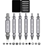 Gifts for Men - Damaged Screw Extractor Kit Stripped Screw Extractor Set DIY Hand Tools Gadgets Gifts for Men Broken Bolt Extractor Screw Remover Sets