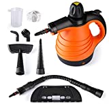 KIDINIX Steam Cleaner Hand-held 1050W, 350mL, Pressurized Steamer with 9 Accessories for Home, Kitchen, Bathroom, Floor, Carpet and Upholstery