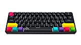 Asceny One - 60% Mechanical Keyboard, True RGB Lights, Spill Proof,Wired Budget 60% Keyboard (Gateron Blue)