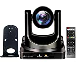AVKANS PTZ Camera 20X Simultaneous 3G-SDI HDMI IP Live Streaming PTZ Camera for Church Worship Events School Hospital Boradcast…