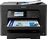 Epson Workforce Pro WF-78 Series Wireless All-in-One Inkjet Printer, Wide-Format Printing up to 13' x 19', Auto Duplex Print, Copy Scan Fax, Two 250-Sheet Trays, 50-Sheet ADF