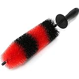 Master Wheel Brush, Easy Reach Wheel and Rim Detailing Brush 18’’ Long Soft Bristle by TAKAVU, Car Wheel Brush, Rim Tire Detail Brush,Multipurpose use for Wheels,Rims,Exhaust Tips,Motorcycles