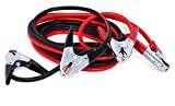 Internet's Best 2 Gauge x 16 FT Copper Car Jumper Cables - Heavy Duty Automobile Battery Booster Cable – Jump Starter for SUV Trucks Cars Automotive – Alligator Clamps – Copper Aluminum Coated – 600 A