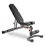 XMark 7604 Adjustable Weight Bench, 1500 lb Weight Capacity, 85 lbs, Heavy Duty Flat Incline Decline Exercise Bench, Adjustable Bench For Weight Lifting, Utility Bench, Dumbbell Bench, Weightlifting