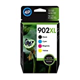 902xl Ink cartridges for hp Printers Replacement for HP 902XL 902 XL Ink Used in OfficeJet Pro 6978 6968 6958 6962 6970 6954 6960 6950 6979 Printer (902XL Black Cyan Magenta Yellow, 4 Pack)