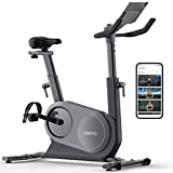 RENPHO Auto Resistance Exercise Bike for Peloton Zwift, AI Smart Stationary Indoor Cycling Bike, Bluetooth Fitness Upright Bike for Home Gym, Workout Cycle Bicycle Compatible with Kinomap XERT