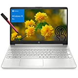 HP 15 15.6' FHD Touchscreen Windows 10 Pro Business Laptop Computer, Quad-Core i7-1165G7 up to 4.7GHz, 12GB DDR4 RAM, 256GB PCIe SSD, 802.11AC WiFi, Bluetooth 4.2, Type-C, Broage 64GB Flash Stylus
