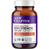 New Chapter Calcium Supplement– Bone Strength Organic Plant Calcium with Vitamin K2 + D3 + Magnesium, Vegetarian, Gluten Free - 180 Count (2 Month Supply)