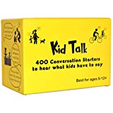 Kid Talk Conversation Starters for Kids – 400 Fun Conversation Cards for Kids Ages 6-12 - Games for Family Game Night, Spend Quality Time with Your Children, Social Emotional Learning Activities Tools