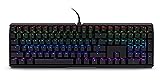 Cherry MX Board 3.0 S Wired Gamer Mechanical Keyboard with Aluminum Housing - MX Brown Switches (Slight Clicky) for Gaming and Office - Customizable RGB Backlighting - Full Size - Black