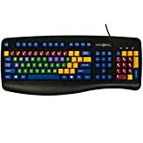 LearningBoard A Full-Featured Keyboard Designed for The Hands of A Child Black PS2-USB